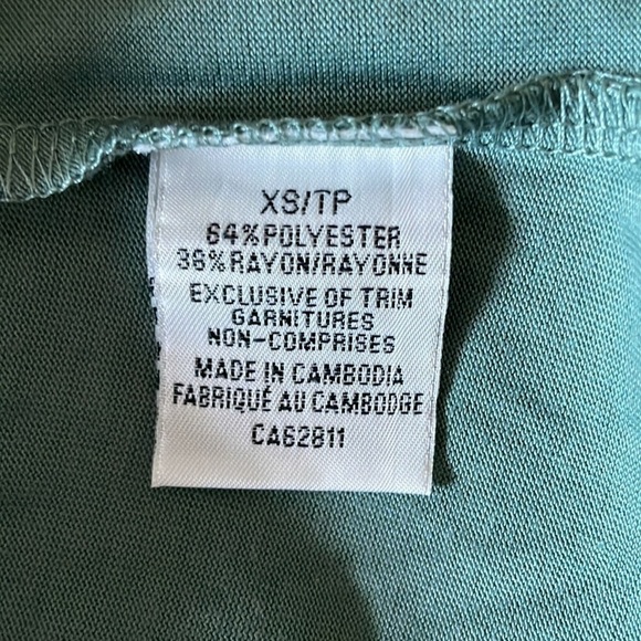 KISMET Vale Laurel Button Front Crochet Yoke Trim Sleeveless Top Extra Small - Picture 11 of 14